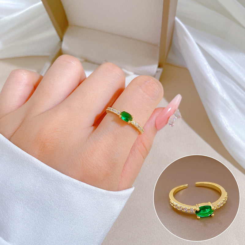 Adjustable Opening Simple Hand Jewelry Japanese Ring