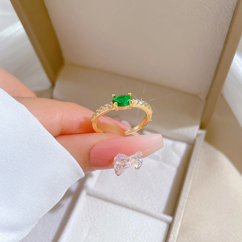 Adjustable Opening Simple Hand Jewelry Japanese Ring